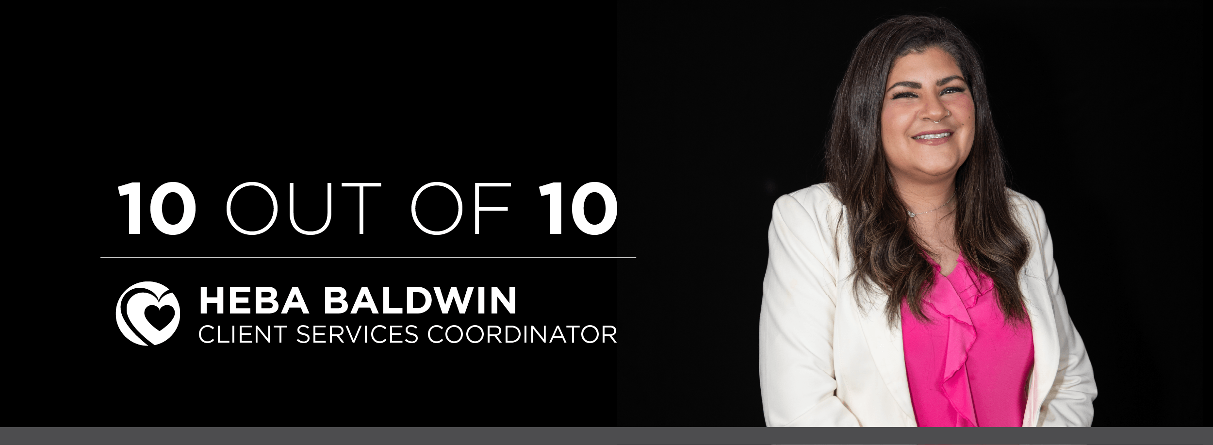 10 out of 10: Heba Baldwin
